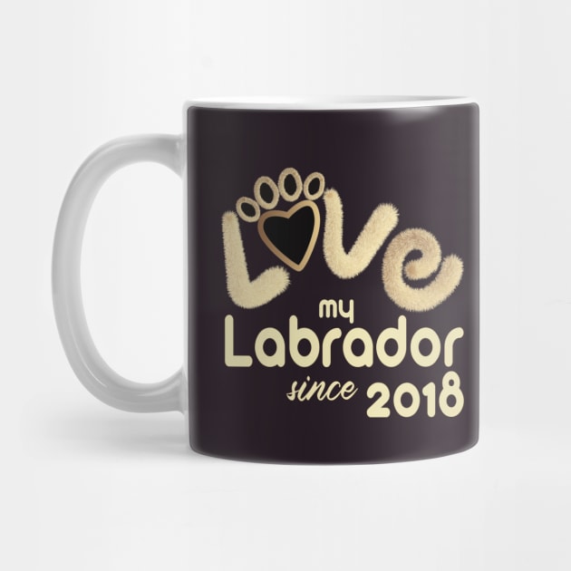 Love my labrador since 2018 by ArteriaMix